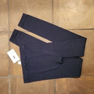 NWT black fleece leggings, one size